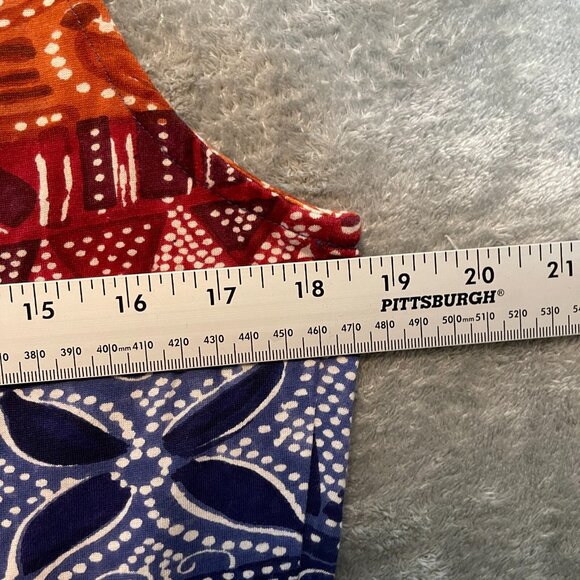 Vtg No Boundaries Women Colorful Rainbow Southwestern Tribal Maxi Shirt Dress M - Picture 8 of 12